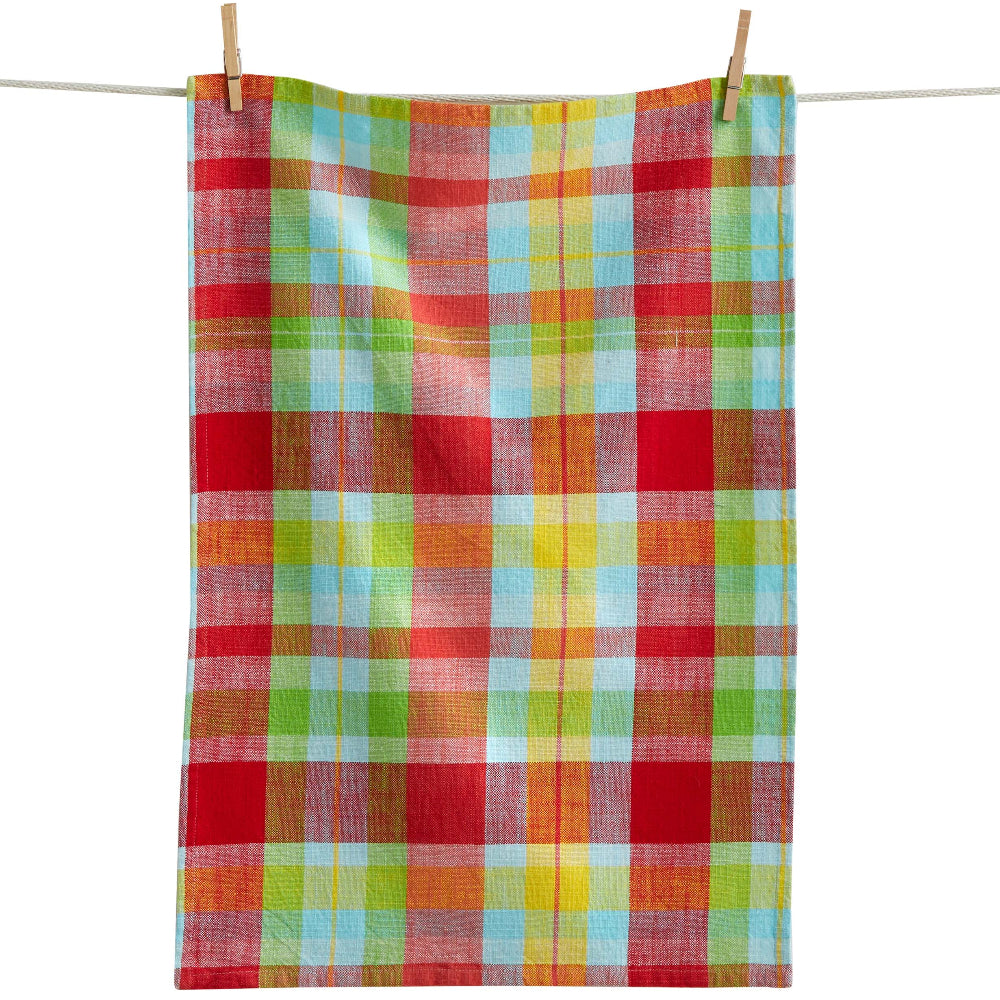 TAG Fresh Pick Plaid Cotton Dishtowel - 18" x 26"