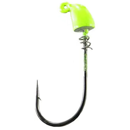 Hogie's Spring Head Gamakatsu Black Nickel Jigheads (3/0) - 3 pc.