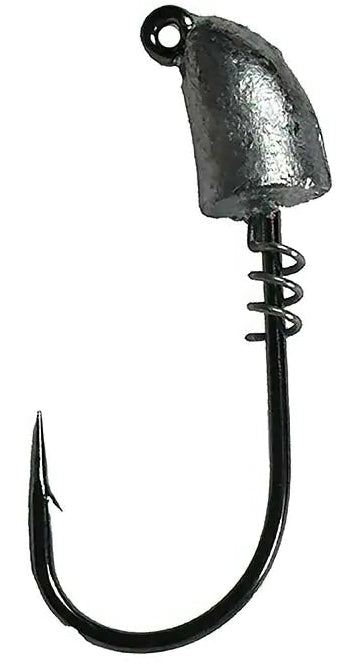 Hogie's Spring Head Gamakatsu Black Nickel Jigheads (3/0) - 3 pc.