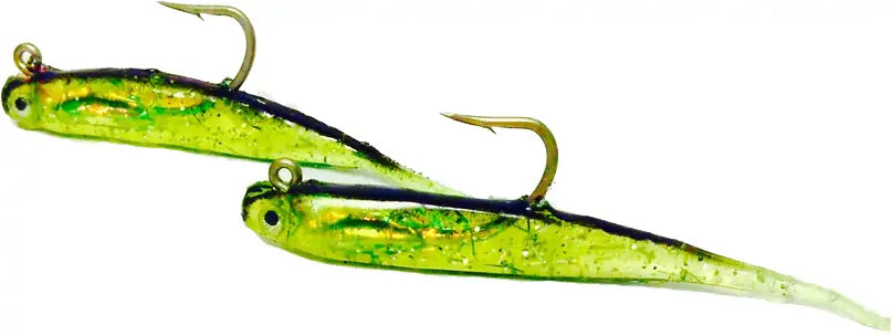 H&H Glass Minnow 1/8 oz. Double Rig Lures