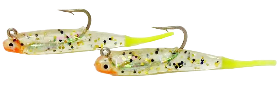 H&H Glass Minnow 1/8 oz. Double Rig Lures