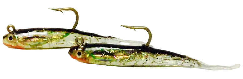 H&H Glass Minnow 1/8 oz. Double Rig Lures