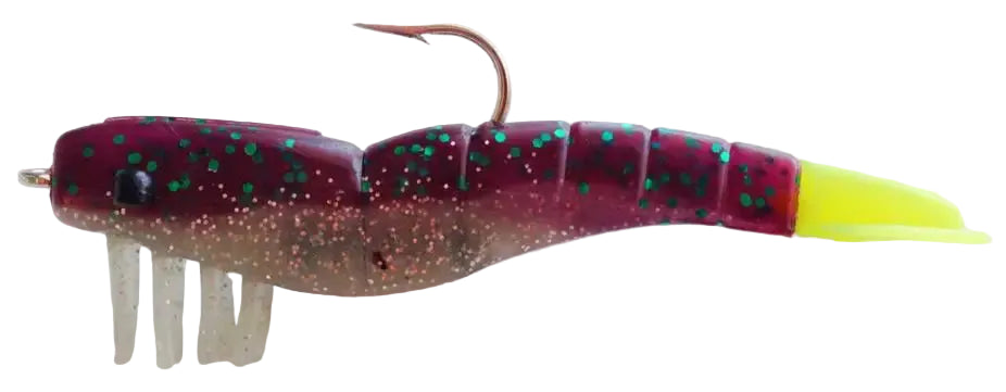 H&H TKO Shrimp 3.5" Pre-Rigged Soft Lures - 3 pc.