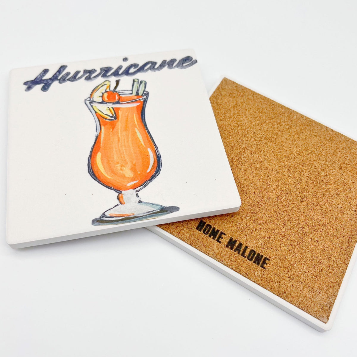 Home Malone New Orleans Style Stone Coasters - 4.25" x 4.25"