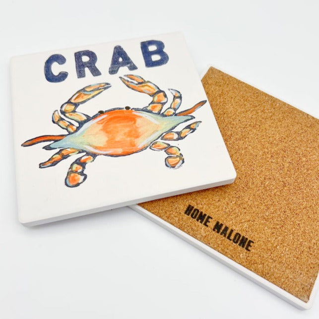 Home Malone New Orleans Style Stone Coasters - 4.25" x 4.25"