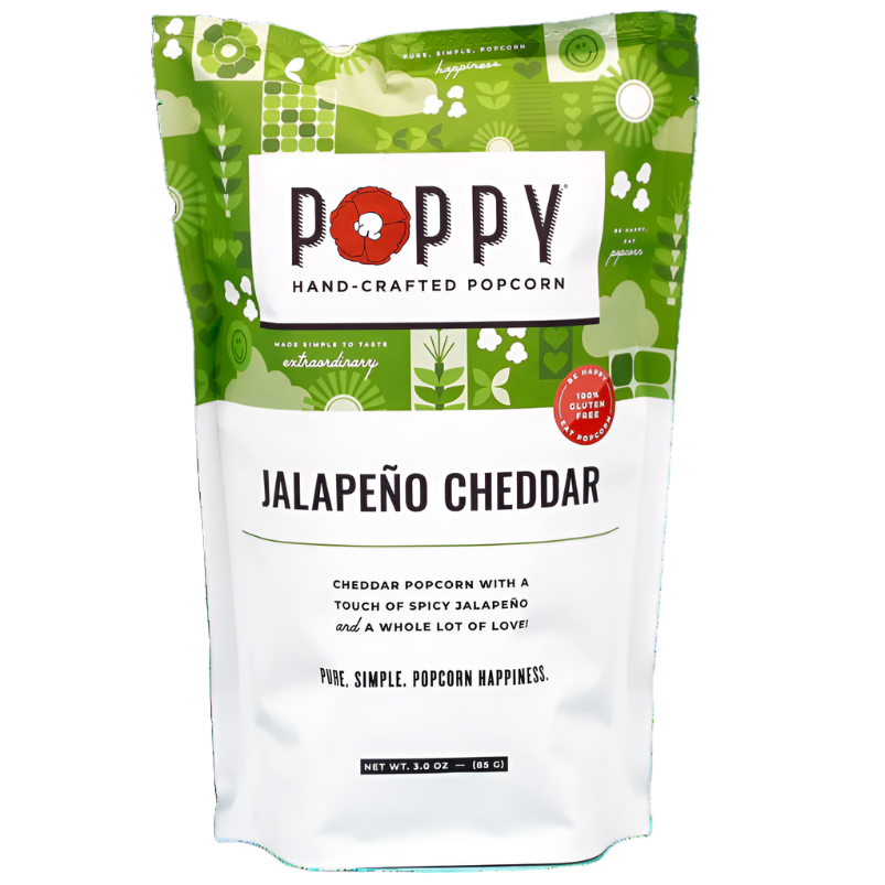 Poppy Handcrafted Gourmet Popcorn - 3 oz. to 10 oz.