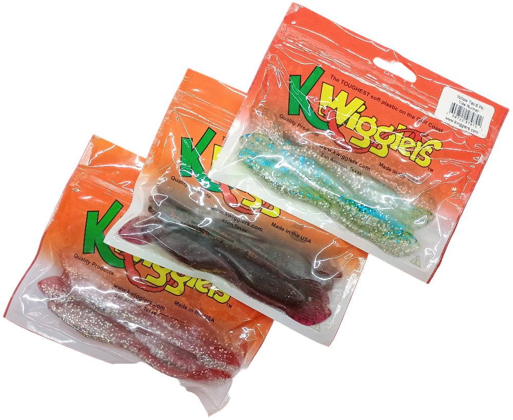 KWigglers 5" Willow Tail Shad Soft Lures - 6 pc.