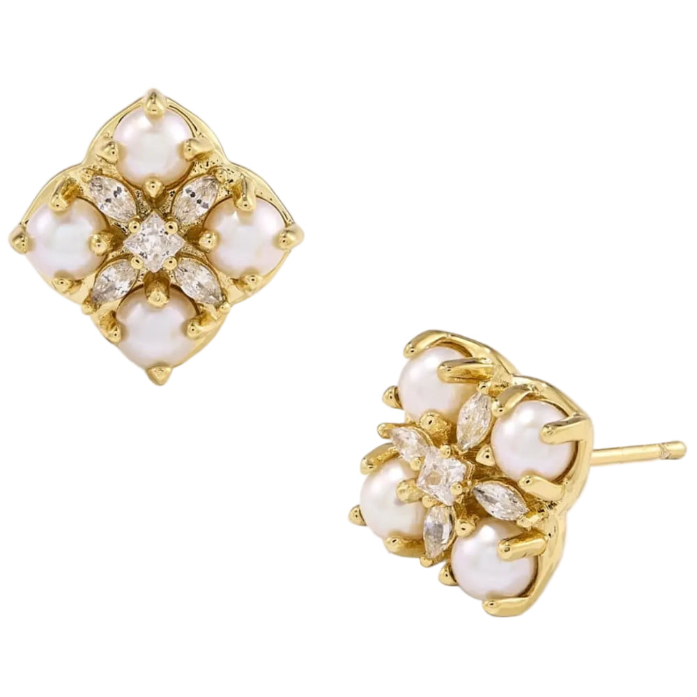 Kendra Scott Dira Gold Pearl Stud Earrings