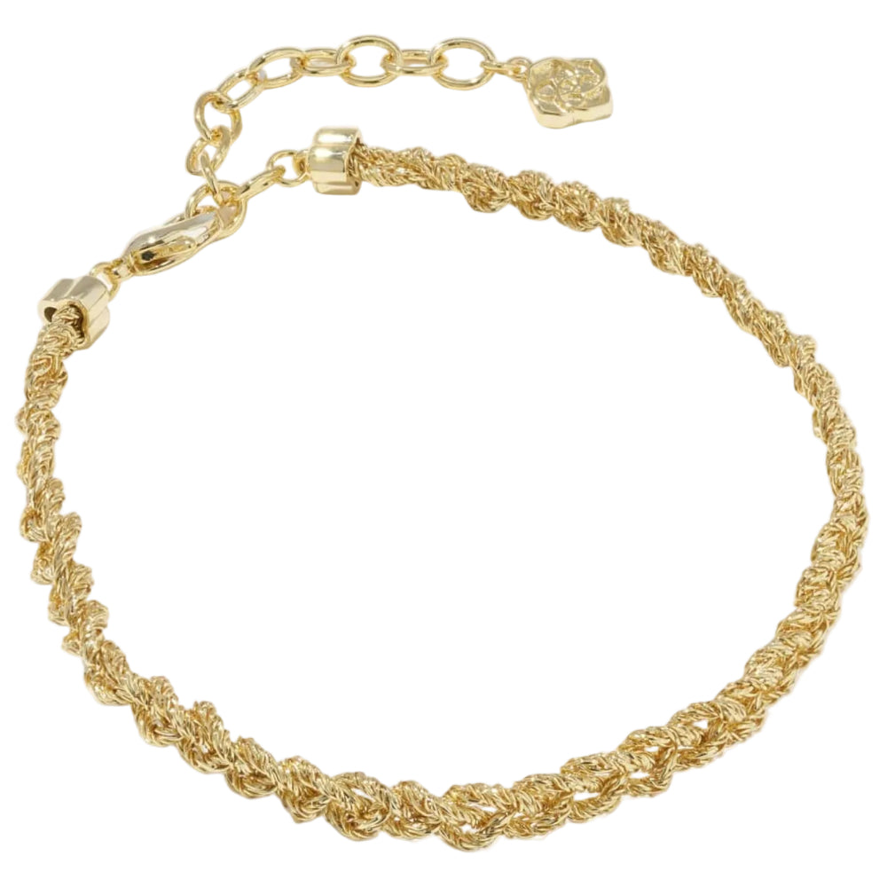 Kendra Scott Gabriella Gold Braided Chain Bracelet