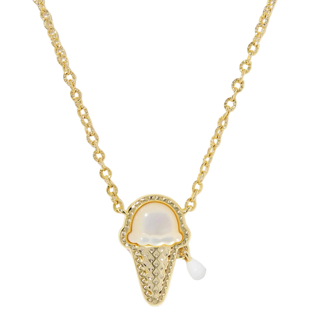 Kendra Scott Gold Ice Cream Pendant Necklace