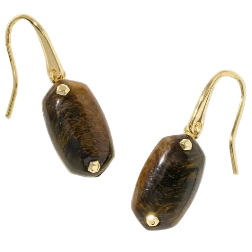 Kendra Scott Lee Gold Riveted Drop Earrings