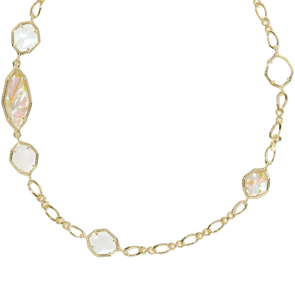 Kendra Scott Ophelia Gold Long Strand Necklace