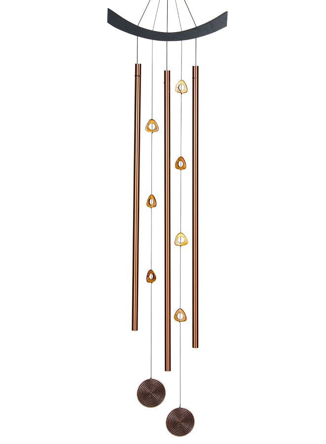 Woodstock Chi Energy Tiger's Eye Windchimes - 41"