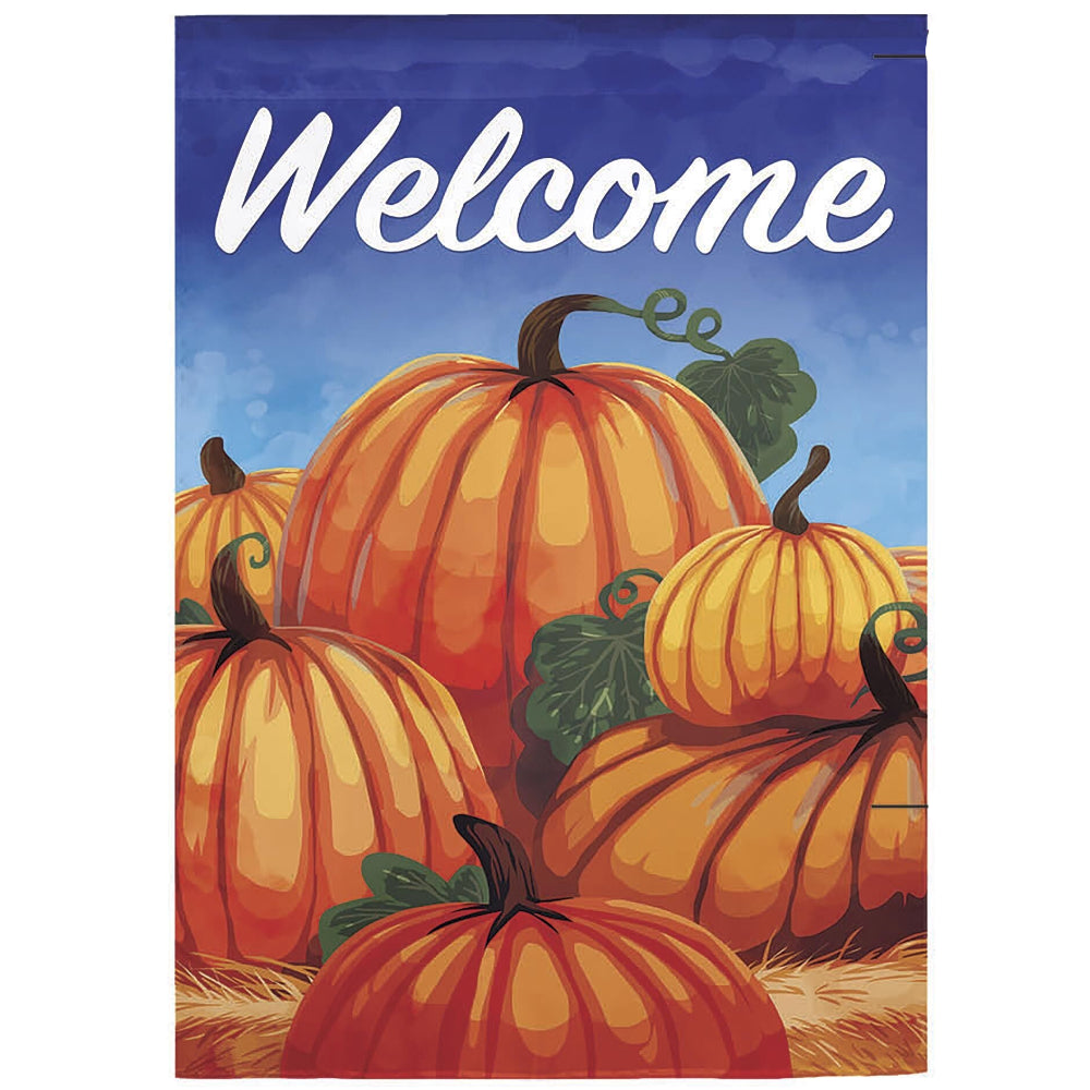 Evergreen Autumn Themed Garden Flags - 12.5" x 18"