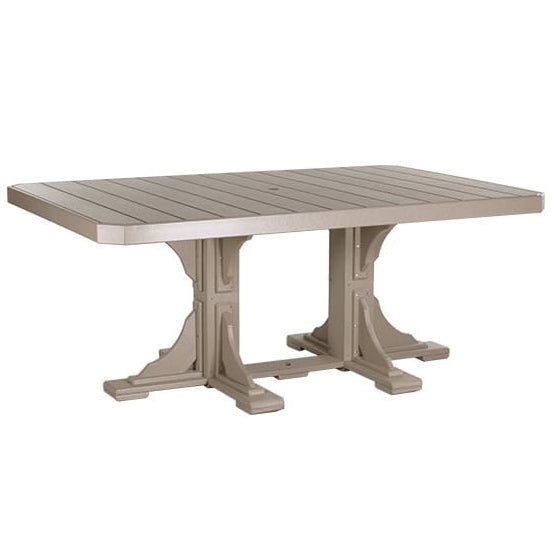 LuxCraft Polywood Outdoor Dining Table - 4' x 6'