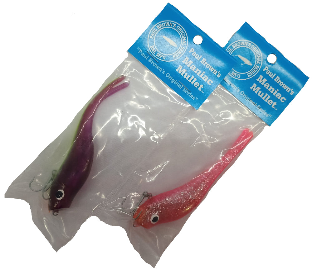 Paul Brown's Maniac Mullet Soft Lures - 4.5"