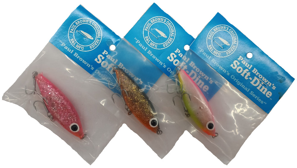 Paul Brown's Soft-Dine Rattling Lures - 2.75"