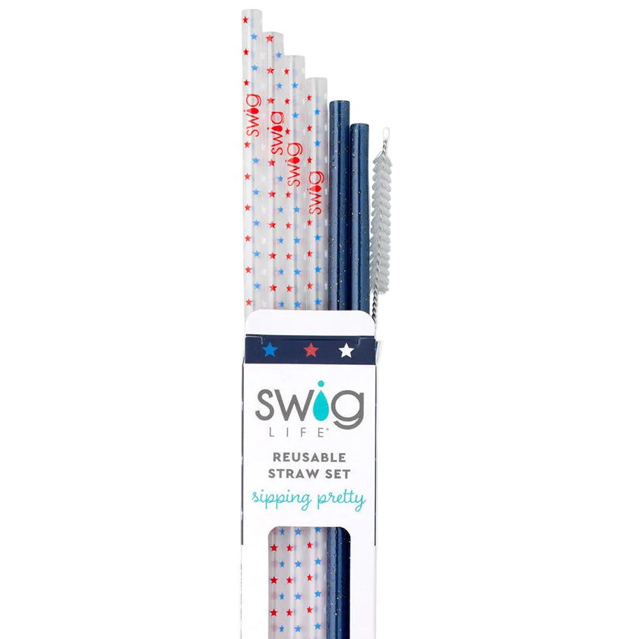 Swig Reusable Straw & Cleaner Set - 7 pc.