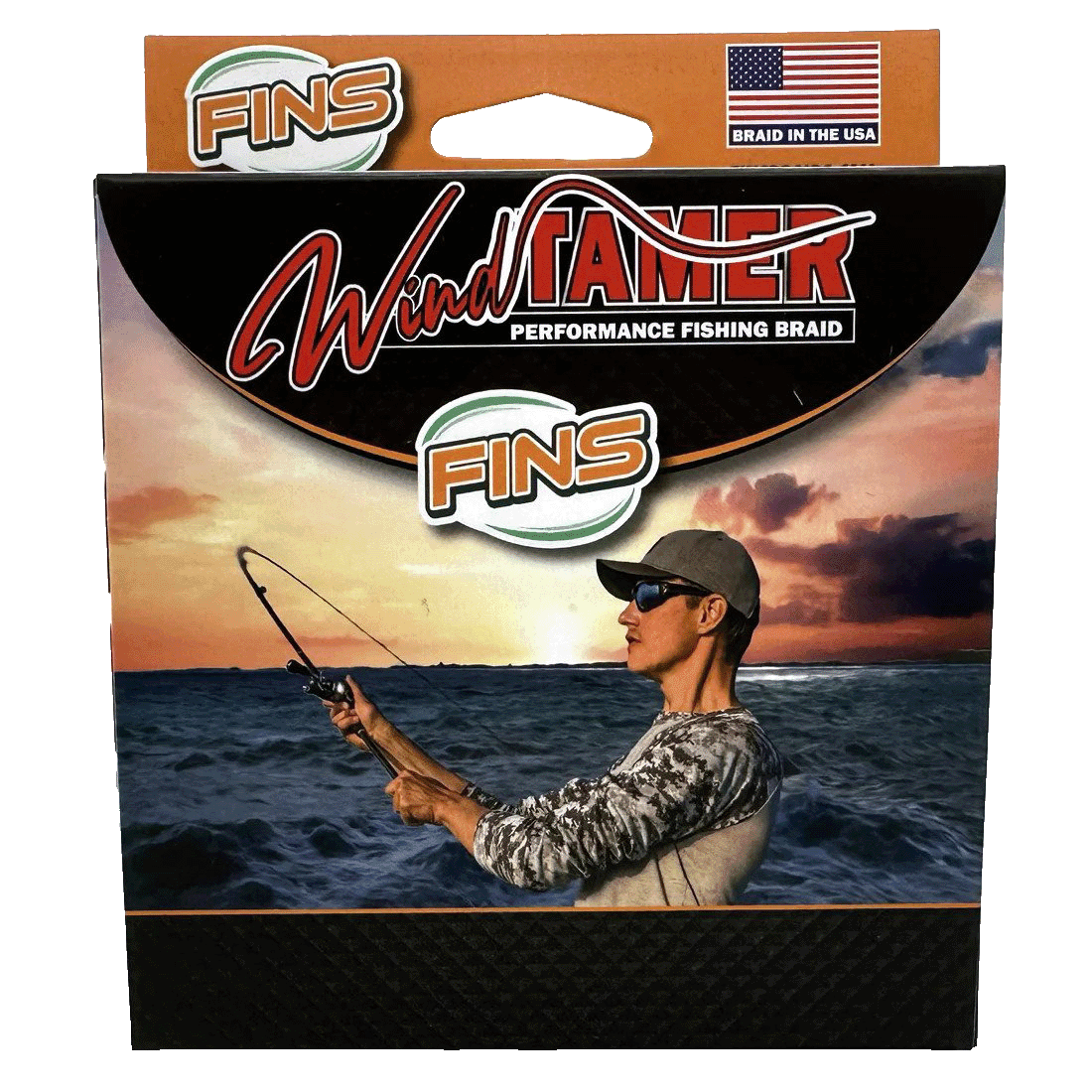 FINS Windtamer Braided Fishing Line - 10 lb. to 50 lb.