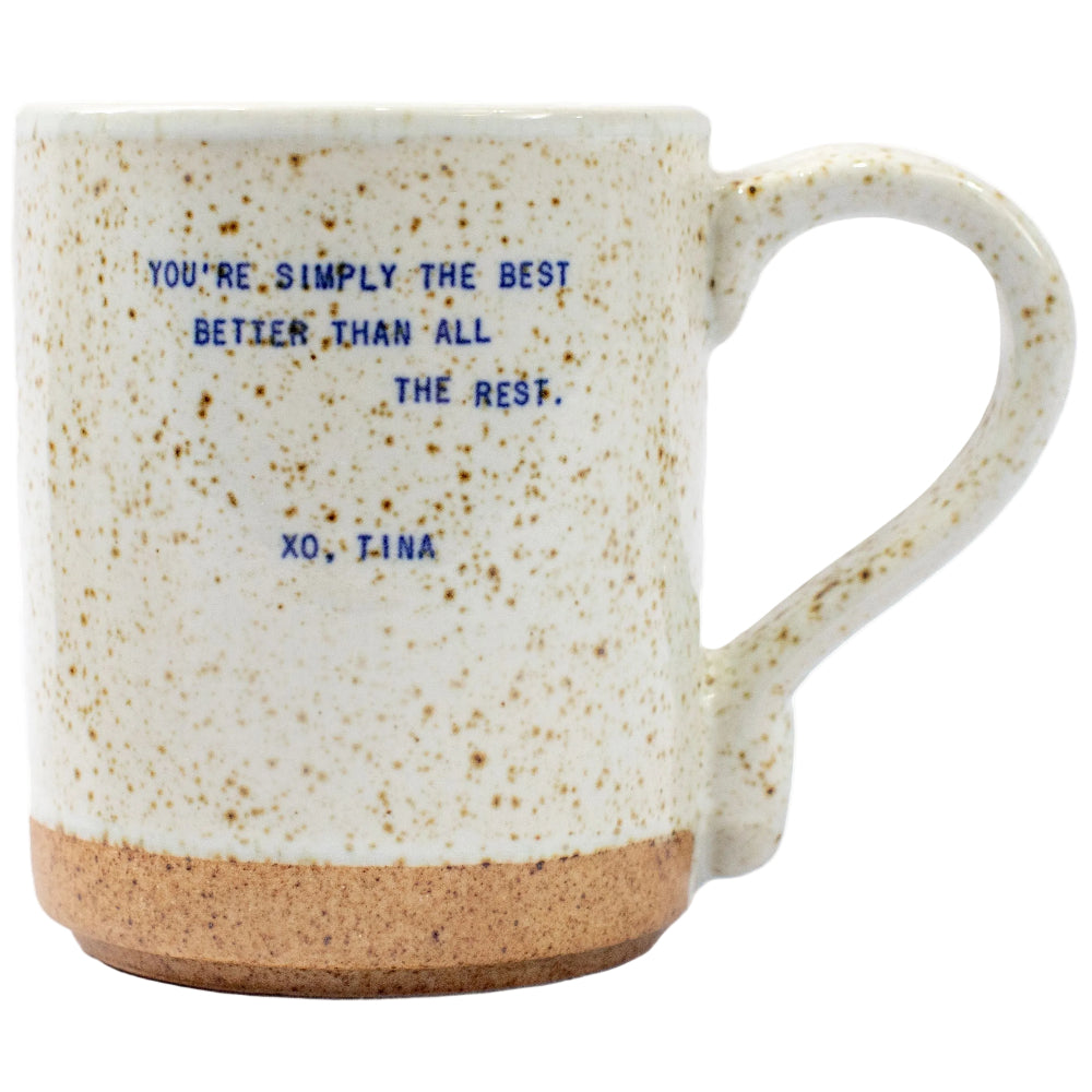 Sugarboo & Co. Ceramic Famous Singer Quote XO Mugs - 15 oz.