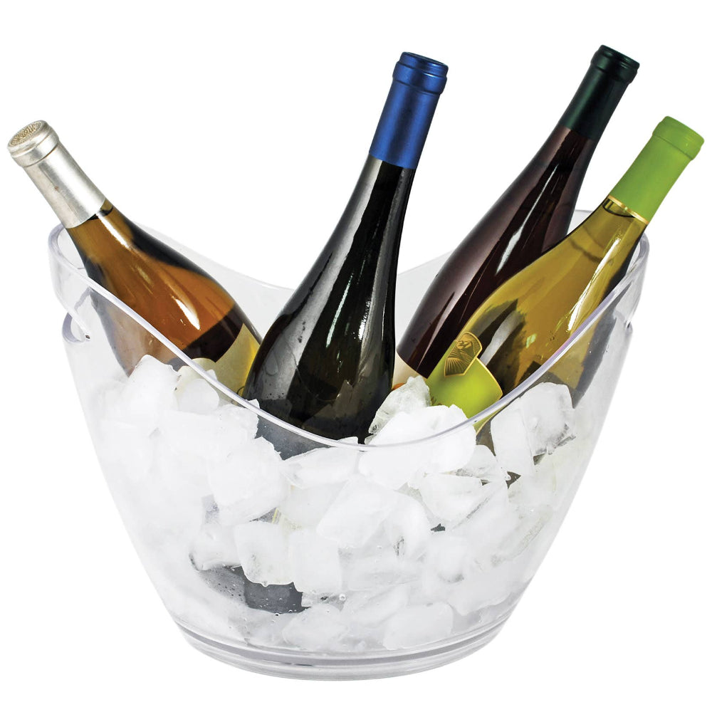 TRUE Clear Acrylic Shaped Ice Bucket - 2 gal.