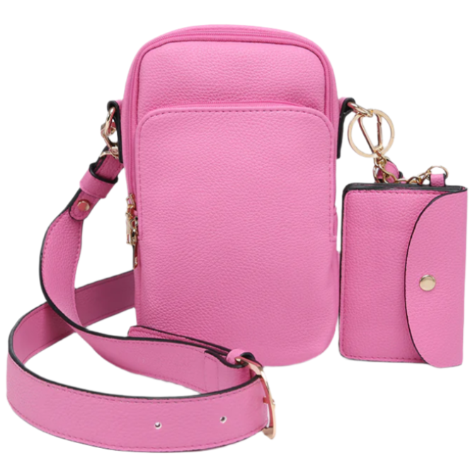 Jen & Co. Parker 3-Compartment Vegan Leather Crossbody Bag