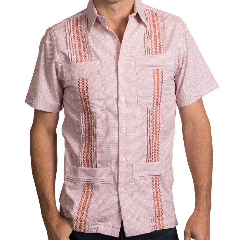San Cristobal Wrinkle-Free Cotton Guayabera Shirts