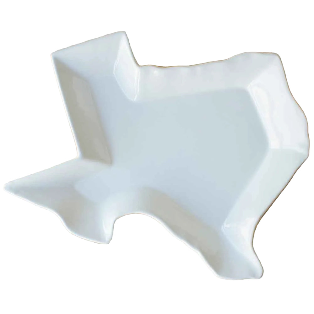 Royal Standard Ceramic Texas-Shaped Serving Platter - 16" x 16"