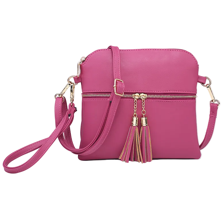 Jen & Co. Tara Vegan Leather Crossbody Bag