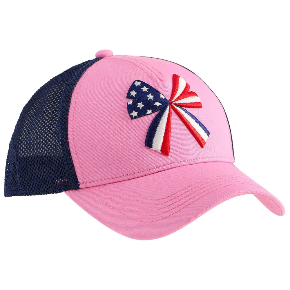 Shiraleah Mesh-Backed Embroidered Trucker Hats