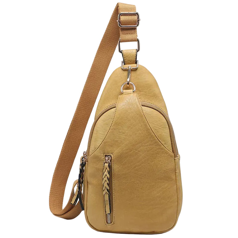 Jen & Co. Nikki Vegan Leather Crossbody Sling Bag