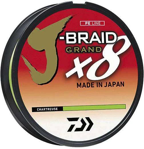 Daiwa J-Braid Grand x8 Braided Fishing Line - 10 lb. to 50 lb.
