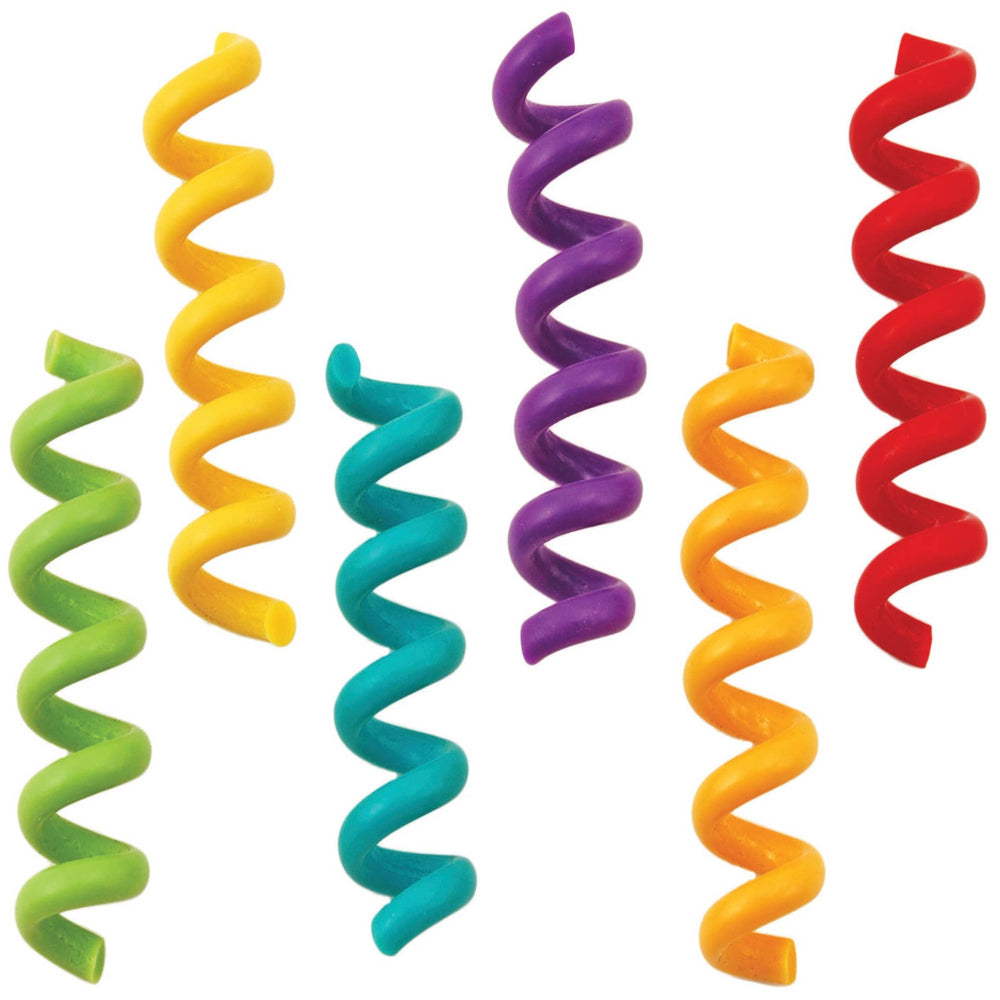 TRUE Silicone Wine Glass Stem Spring Charms - 6 pc.
