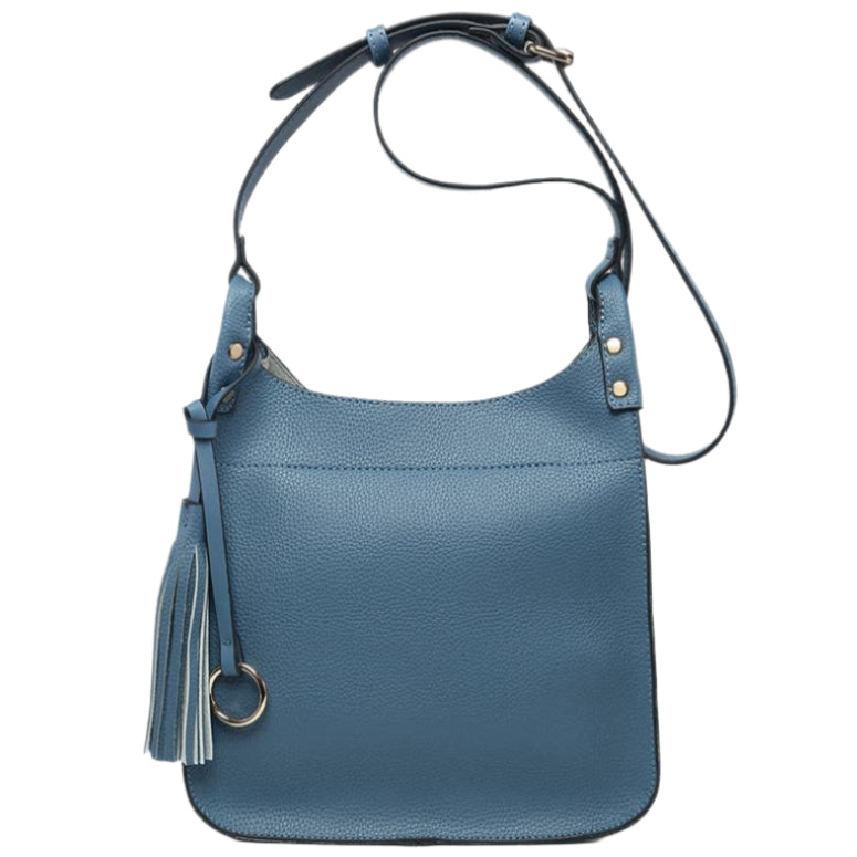 Jen & Co. Lucinda Square Tassel Vegan Leather Crossbody Bag