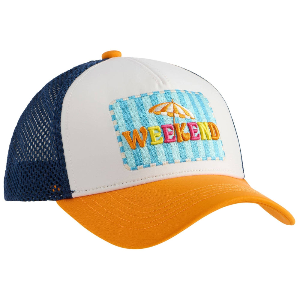 Shiraleah Mesh-Backed Embroidered Trucker Hats