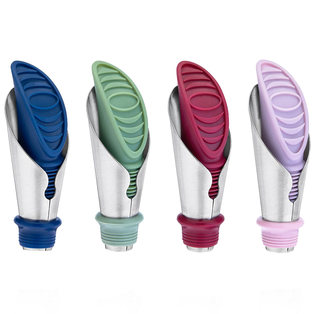 TRUE Duo 2-in-1 Silicone Wine Stopper & Pourer