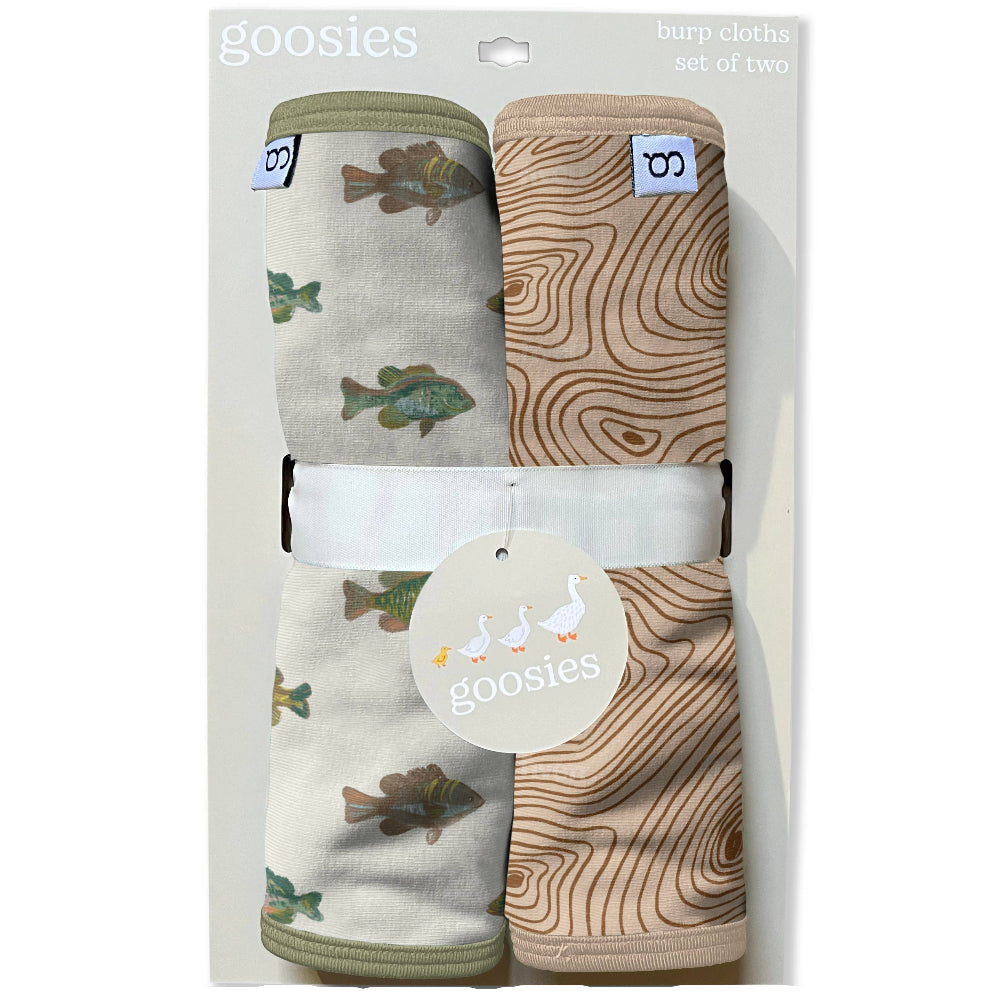 Goosies Extra Soft Poly-Cotton Baby Burp Cloths - 2 pc.