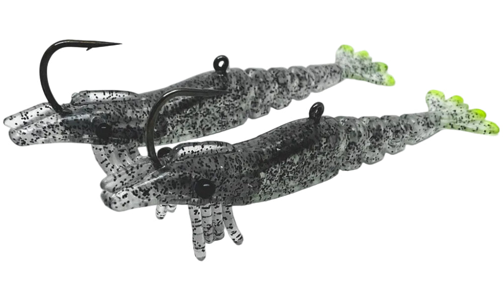 Marker 54 Jerk Shrimp Soft Lure + Hook Rigs - 2 pc.