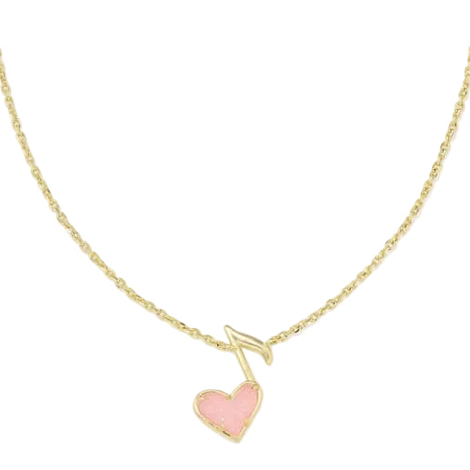 Dolly Parton x Kendra Scott Gold Art Heart Music Note Necklace