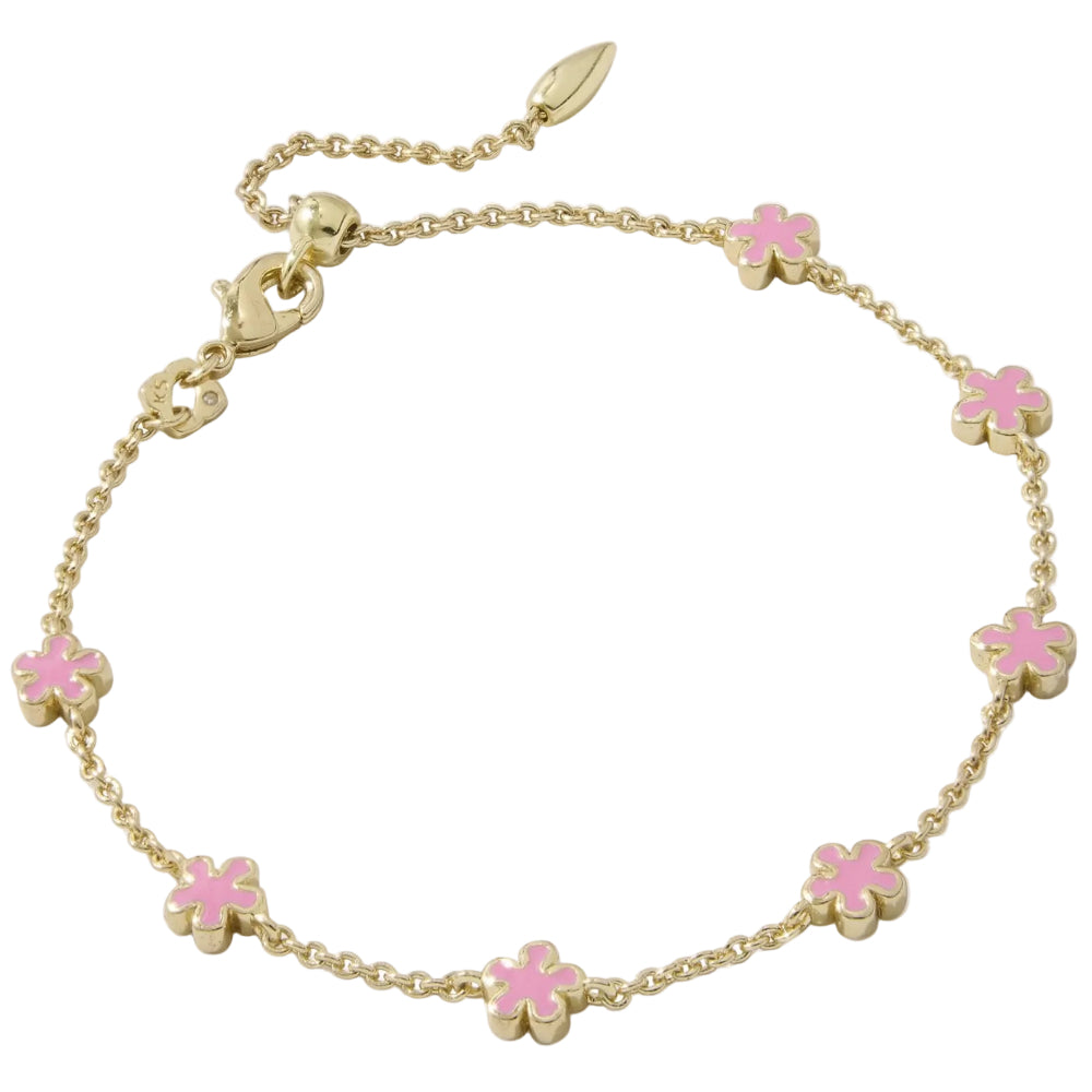 Kendra Scott Jane Gold Floral Charm Bracelet