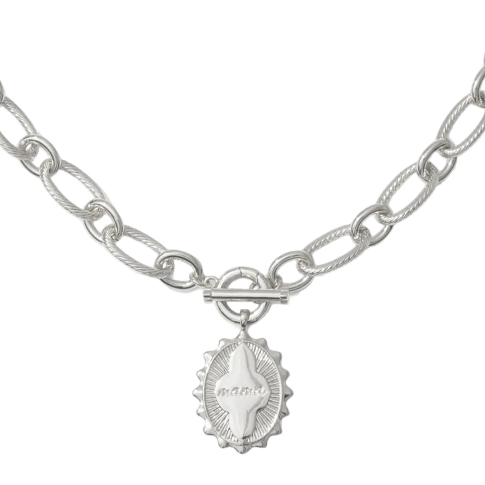 Kendra Scott "Mama" Chainlink Pendant Necklace