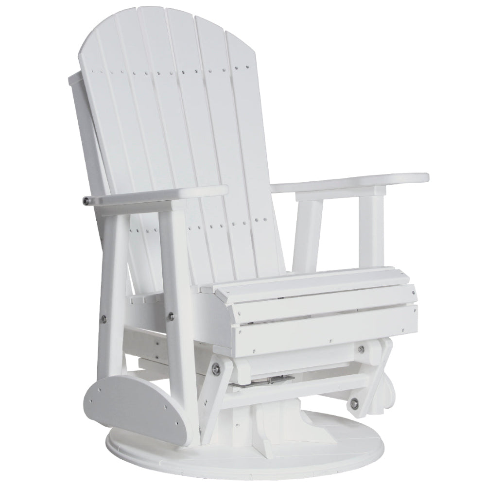 LuxCraft Polywood Adirondack 2' Swivel / Glider Chair