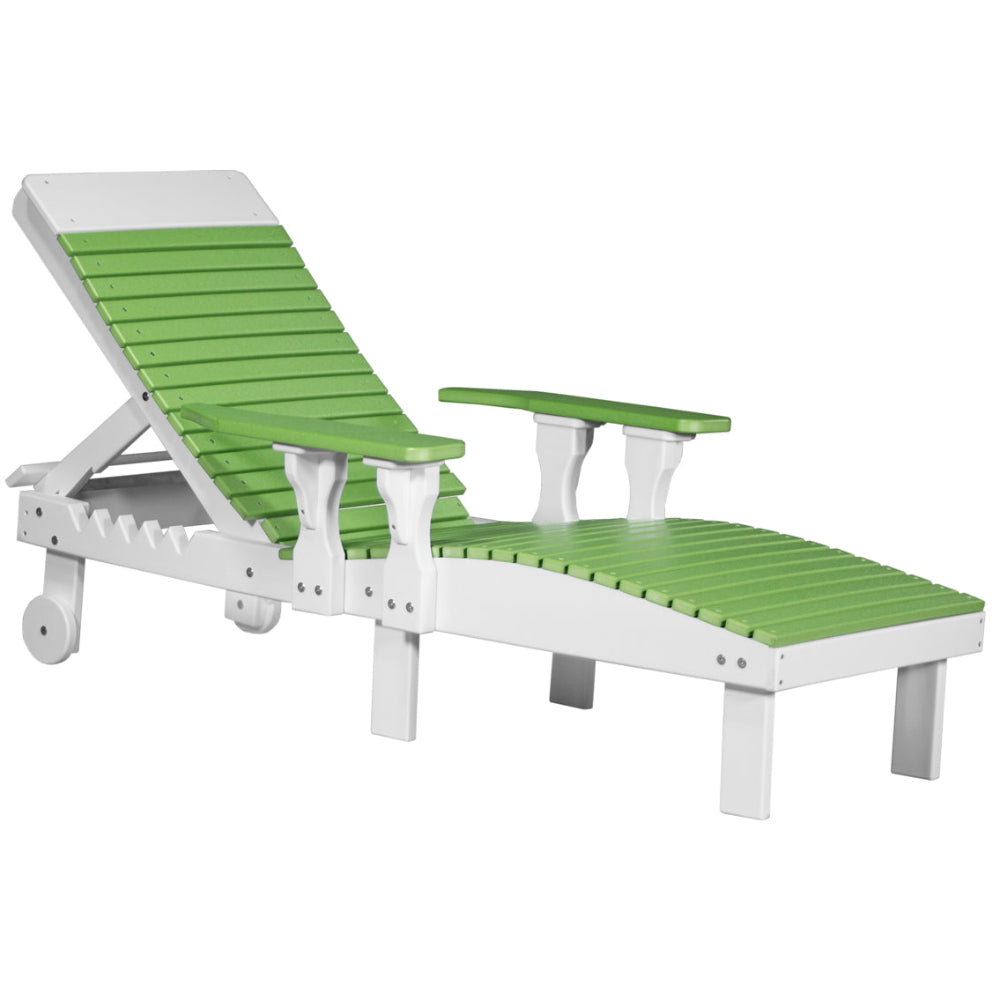 LuxCraft Polywood Lounge Chair - 78" Long