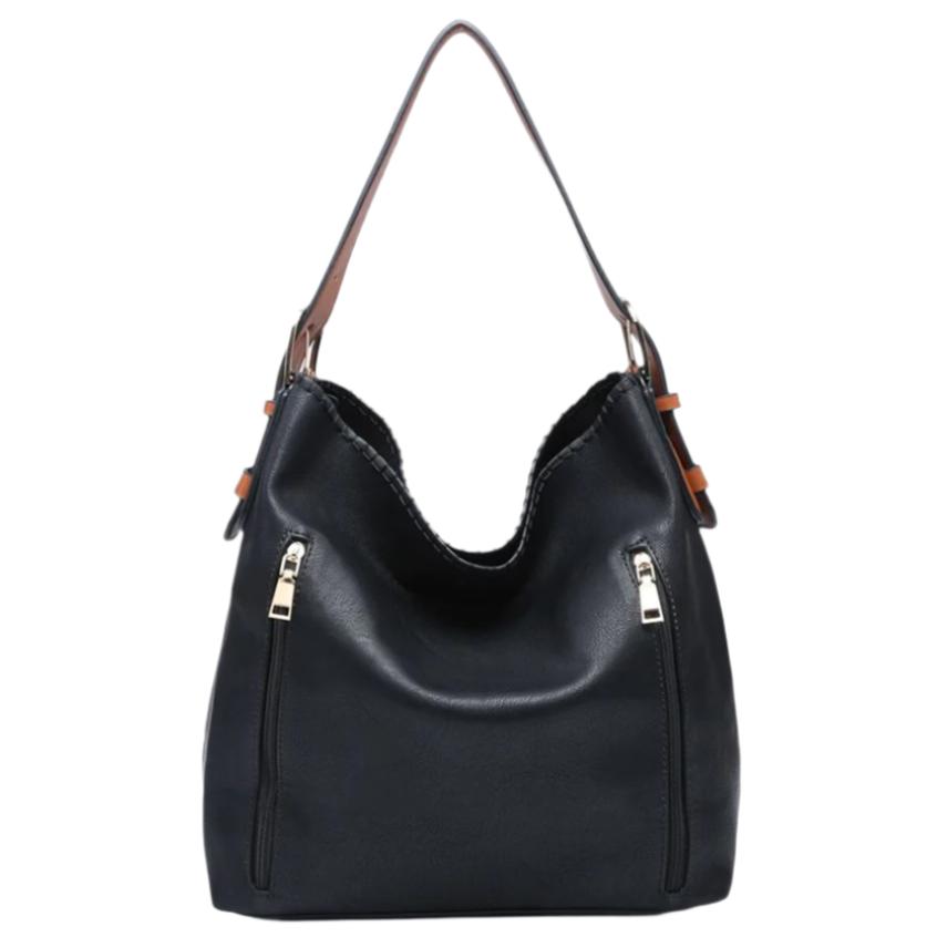 Jen & Co. Alexa Hobo Vegan Leather Concealed Carry Bag
