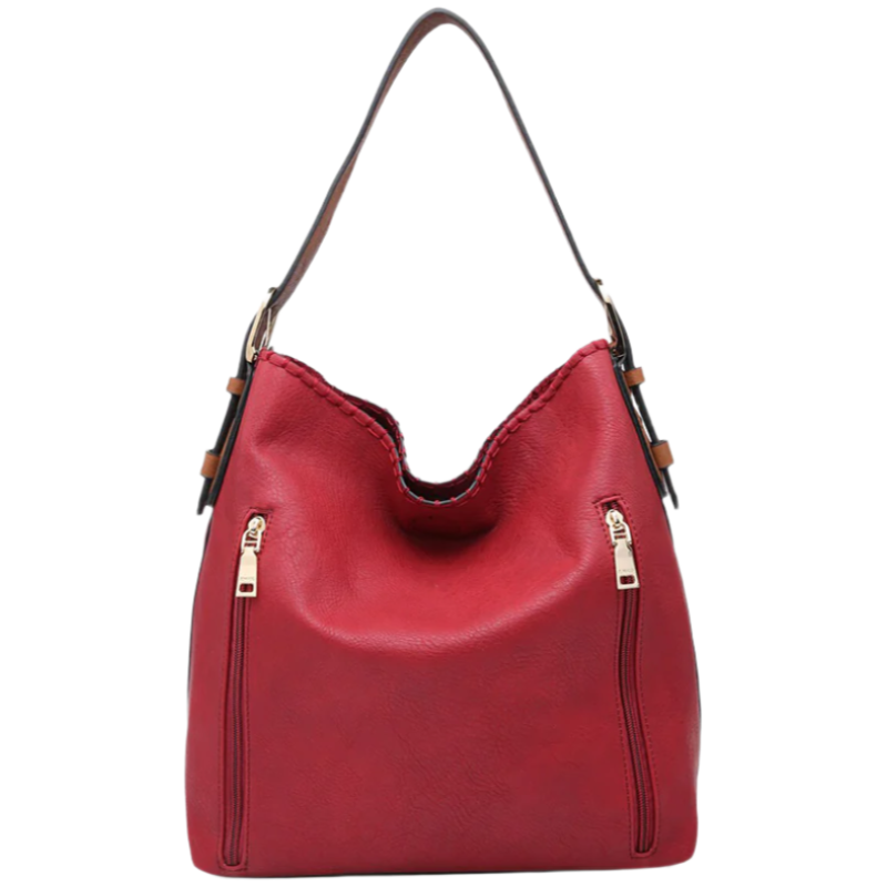 Jen & Co. Alexa Hobo Vegan Leather Concealed Carry Bag