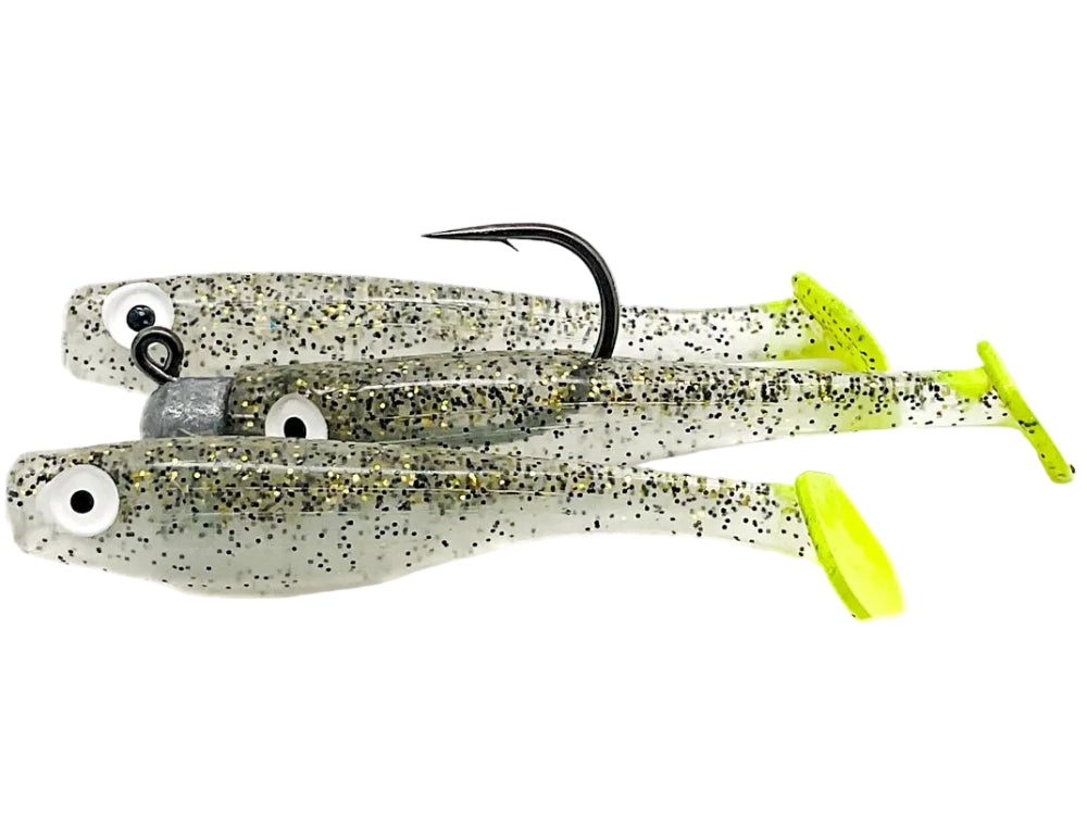 Marker 54 Mullet Run Soft Lure + Hook Rig - 3 pc.