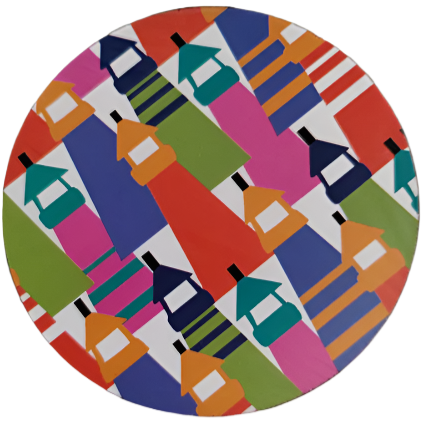 RockFlowerPaper Artful Coasters (Round) - 4 pc.