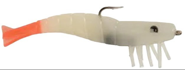 D.O.A. Pre-Rigged 3" Shrimp Scented Soft Lures - 3 pc.