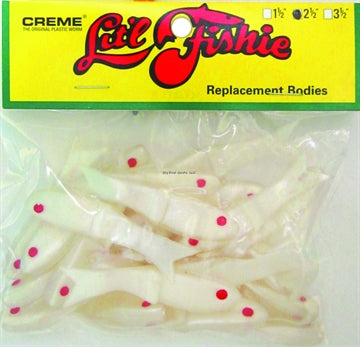 Creme Lit'l Fishie Minnows Soft Lures - 2.5" & 3.5"