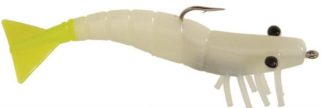 D.O.A. Pre-Rigged 3" Shrimp Scented Soft Lures - 3 pc.